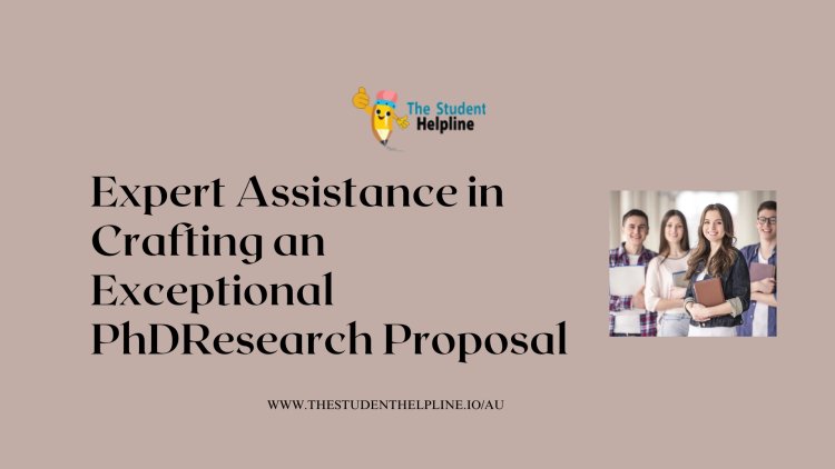 Expert Assistance in Crafting an Exceptional PhD Research Proposal