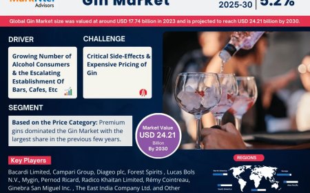 Global Gin Market 2025 – Geographical Analysis, Latest Technology, Investment Opportunities, Future Trends and Outlook 2030